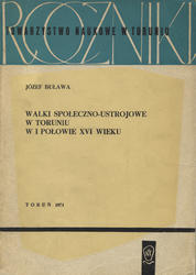 Walki społeczno-ustrojowe w Toruniu w I połowie XVI wieku.