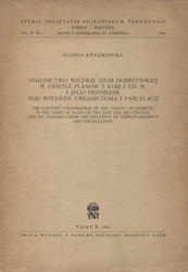 Osadnictwo wiejskie Ziemi Dobrzyńskiej w świetle planów z XVIII i XIX w. i jego przemiany pod wpływem uwłaszczenia i parcelacji.