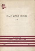 Prace Komisji Historii, 13.