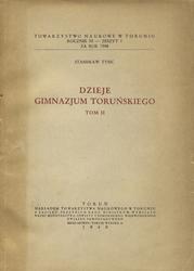 Dzieje Gimnazjum Toruńskiego. T. 2.
