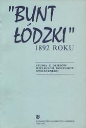 „Bunt łódzki” 1892 roku.