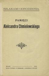 Pamięci Aleksandra Chmielewskiego.