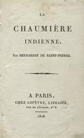 Bernardin de Saint-Pierre Henri – La Chaumiere indienne.
