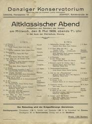 Danziger Konservatorium.