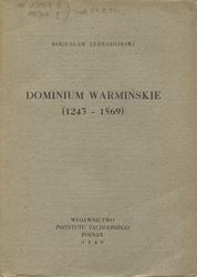 Dominium warmińskie (1243-1569).