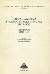 Księga ławnicza Starego Miasta Torunia (1428-1456). Cz. 1-2.