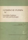 Gewerbliche Produktion und Stadt - Land - Beziehungen.