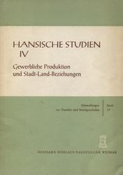 Gewerbliche Produktion und Stadt - Land - Beziehungen.