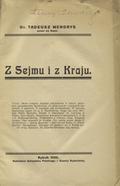 Mendrys Tadeusz – Z sejmu i z kraju.