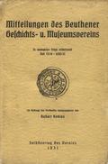 Mitteilungen des Beuthener Geschichts- und Museumsvereins. H. 13/14.
