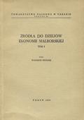 Źródła do dziejów ekonomii malborskiej. T. 1-5.