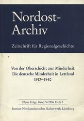 Nordost-Archiv. Neue Folge, Band 5: 1996, Heft 2.