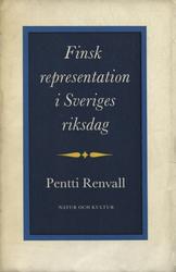 Finsk representation i Sveriges riksdag.