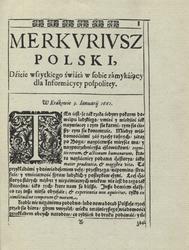 Merkuriusz Polski.