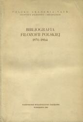 Bibliografia filozofii polskiej 1831-1864.