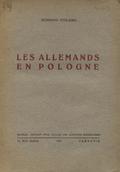 Kalkstein Zygmunt – Les Allemands en Pologne.
