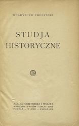 Studja historyczne.