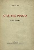 Pini Tadeusz – O sztukę polską.