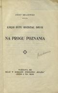 Landau Józef – Księgi bytu. Rozdział 2.