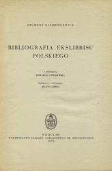 Bibliografia ekslibrisu polskiego.
