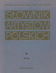 Słownik artystów polskich i obcych w Polsce działających. T. 4.