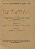 Katalog Zabytków Sztuki w Polsce : Powiat dąbrowsko-tarnowski.