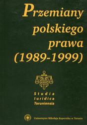 Przemiany polskiego prawa (lata 1989-1999).