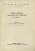 Bibliografia Pomorza Gdańskiego za rok 1969.