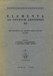 Res Polonicae ex Archivo Regni Daniae. 2 pars.