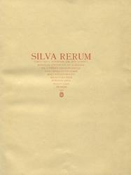 Silva Rerum.