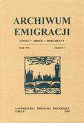 Archiwum Emigracji. Z. 1.