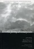 Krótkie formy dramatyczne.