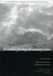Krótkie formy dramatyczne.