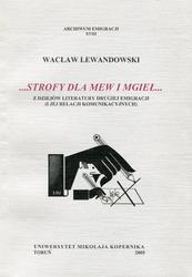 ...Strofy dla mew i mgieł...