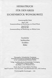 Heimatbuch für den Kreis Eichenbrück-Wongrowitz.