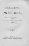 Warmiński Ignacy – Andrz. Samuel i Jan Seklucyan.