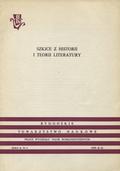 Szkice z historii i teorii literatury.
