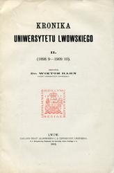 Kronika Uniwersytetu Lwowskiego. [T]. 2.