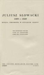 Juliusz Słowacki 1809-1849.
