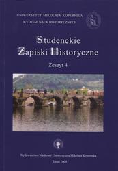 Studenckie Zapiski Historyczne. Z. 4.