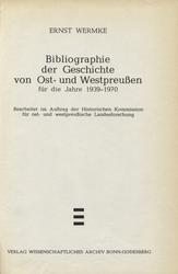 Bibliographie der Geschichte von Ost- und Westpreussen für Jahre 1939-1970.