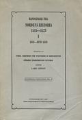 Sjödin Lars – Handlingar till Nordens historia 1515-1523. 1.