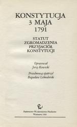 Konstytucja 3 Maja 1791.