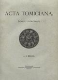Acta Tomiciana. T. 11.