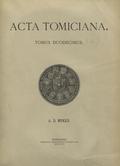 Acta Tomiciana. T. 12.