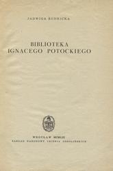 Biblioteka Ignacego Potockiego.