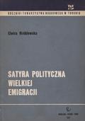 Wróblewska Elwira – Satyra polityczna Wielkiej Emigracji.