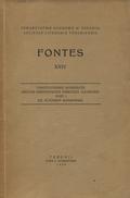 Constitutiones synodales necnon ordinationes dioecesis Culmensis. Pars 1.