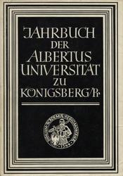 Jahrbuch der Albertus-Universität zu Königsberg / Pr. Bd. 21 (1971).