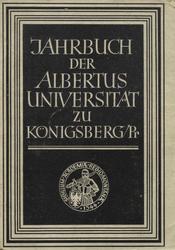 Jahrbuch der Albertus-Universität zu Königsberg / Pr. Bd. 10 (1960).